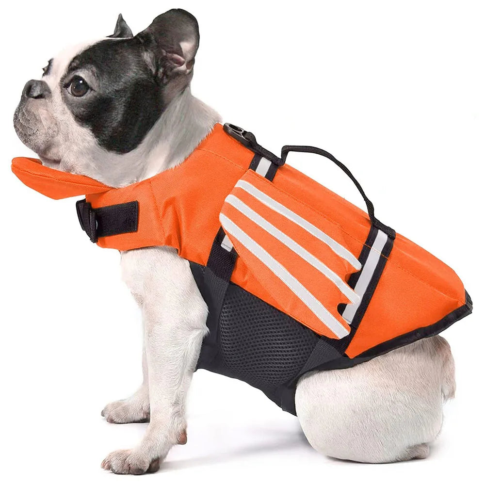 Dog Life Jacket Wings Design Pet Life Vest Dogs Flotation Lifesaver Preserver Swimsuit with Handle for Swim Pool Beach Boating