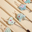 Cat Toy Cat Teaser Sticks Wooden Rod Funny Cat Stick Light Color Plush Doll Elastic Rope With Bell Cat Self-hi Toy