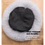 Plush Circular Pet Nest Winter Cat Nest Dog Nest Warm Detachable Washable Round Cat Nest Pet Bed Seasonal Universal Decoration