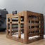 JUNJI Modern Indoor Wood Dog House Luxury Durable Eco-Friendly Large Wooden Pet House Wood Dog Kennel Furniture