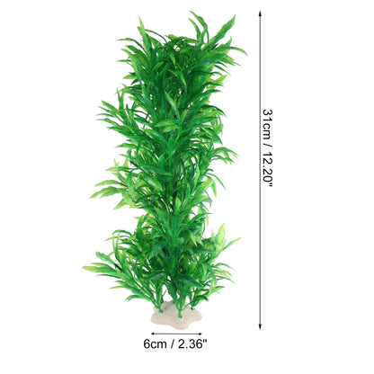 UXCELL 2PCS Fish Tank Water Weeds Artificial Plants Grass Simulation Plant Flower Aquarium Ornament Grass Decoration Accessories