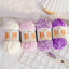 Ruyi bird warm fleece thick wool handmade DIY crochet woven golden velvet hook shoe thread wool ball
