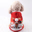 Christmas Dog Clothes Hoodie Pet Dog Sweater Flannel Antlers Scarf Winter Warm Small Dog Outfit Cat Hooded Clothing Costume Coat
