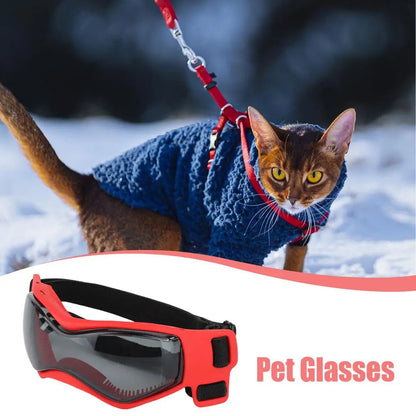 Small Dog Goggles Dog Sunglasses Anti-Fog Goggles PC Lenses Dog Eye Wear Protection Tool For Parties Everyday Activities Travel