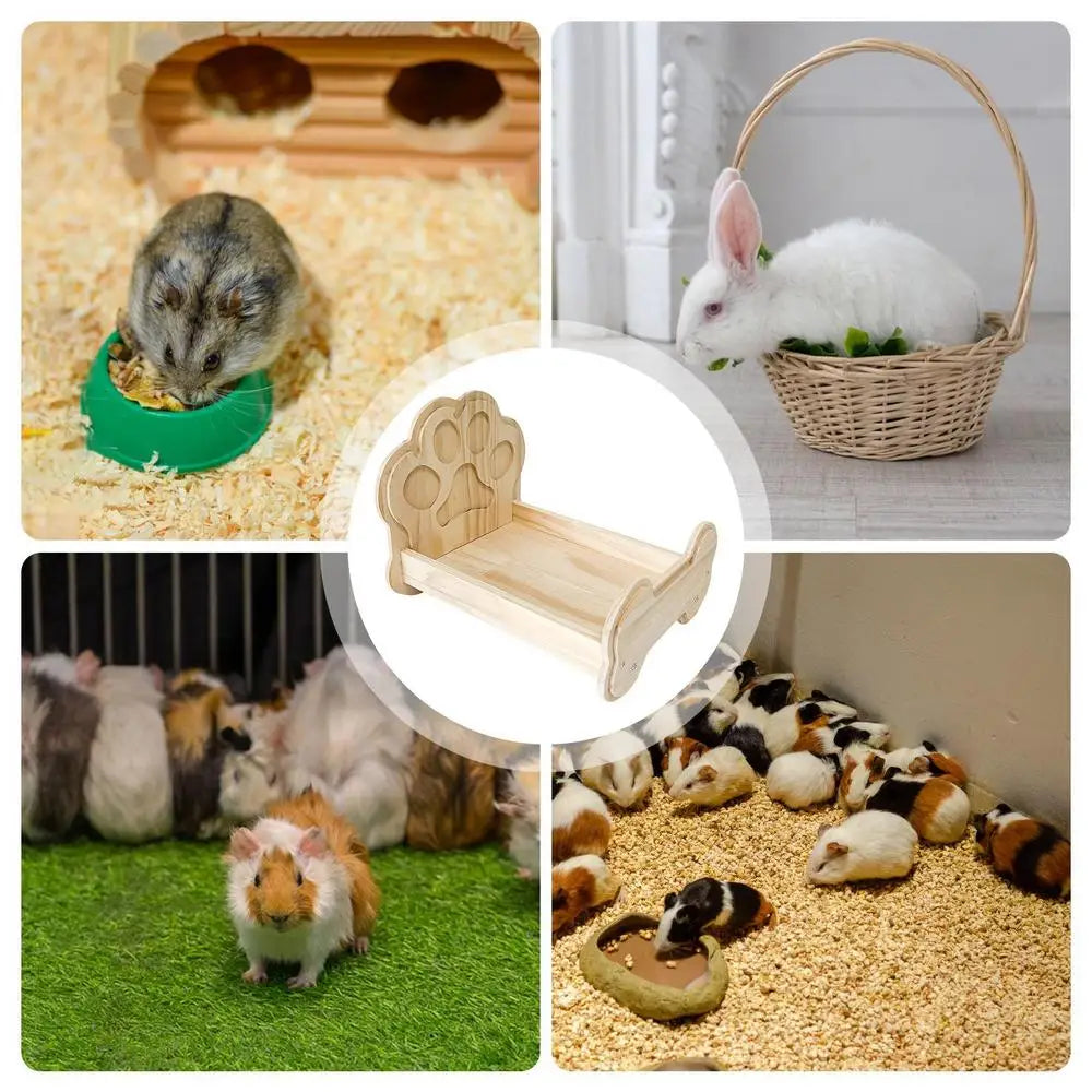 Chinchilla Bed For Cage Off The Floor Foldable Bunny Bed Cute Portable Pet Bed Puppy Sleeping Habitat For Ferrets Hedgehogs