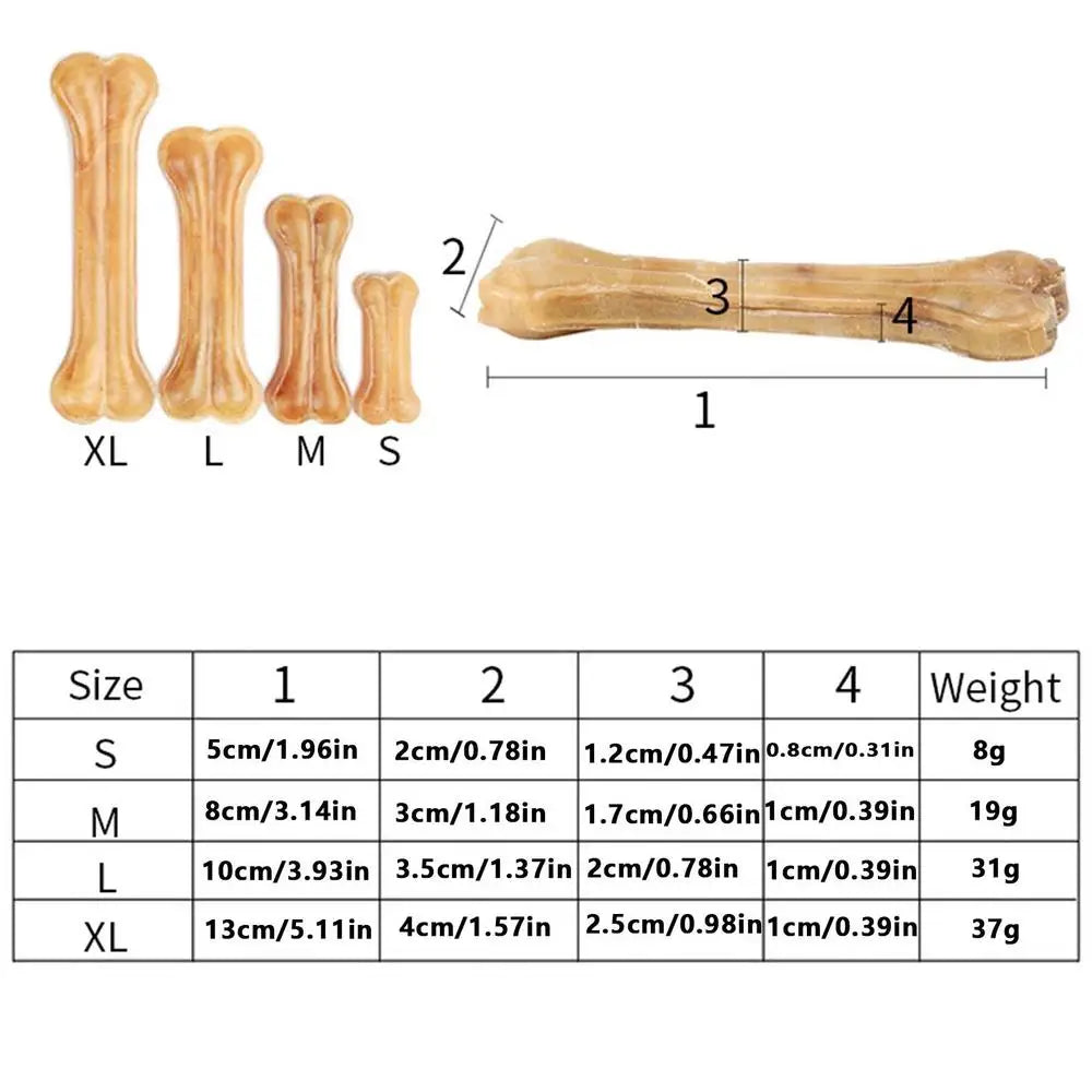 Dog Teething Bone Beef Flavor Puppy Chew Bone Safe And Bite-resistant Large Dog Toys Edible Chew Toys For Pets Dogs