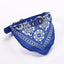 Adjustable Pet Bandana Collar, Polyester Knit Fabric Saliva Towel, Triangle Neckerchief for Small, Medium, Large Dogs & Cats