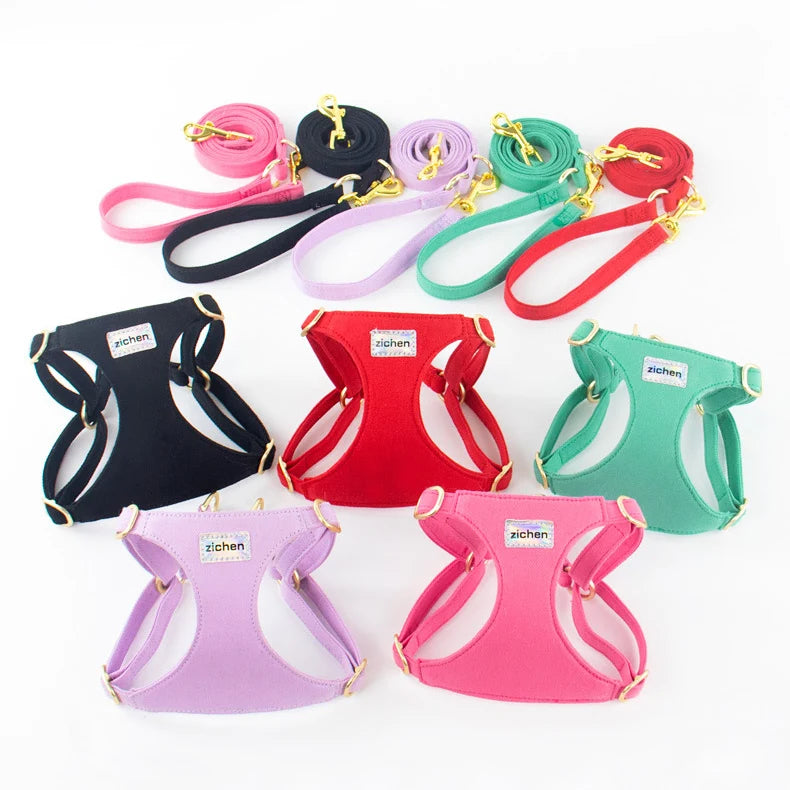 Durable Escape Proof Cat harness and leash Set, Adjustable Harness for Kitten Puppy Small Medium Large Cats Pet Accessories