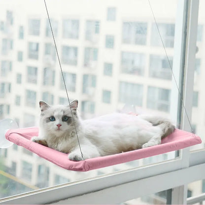 Foldable Cat Window Hammock Bed Soft Comfortable Space-Saving Cats Sunny Window Seat Cats Climbing Frame Pet Accessories