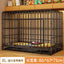 Dog Cage Small Dog Indoor Folding with Toilet Teddy Bigbear Medium Dog Corgi Border Pet Kennel