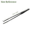 UXCELL 27cm Aquarium Feeding Tweezers Stainless Steel Aqaurium Clip Tools Reptile Feeding Tongs Pet Forceps Rubber Non-slip