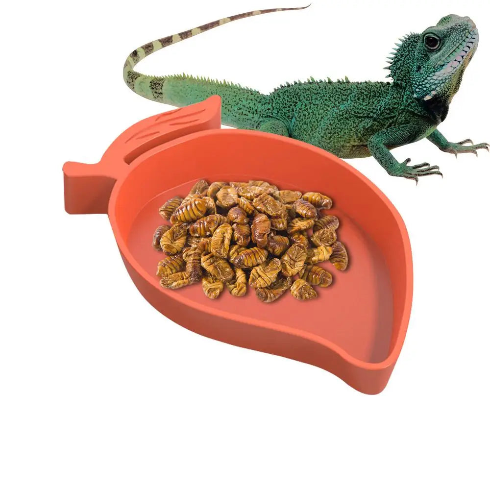 Mango Shape Reptile Water Dishes And Food Bowls For Turtle Tortoises Lizard For Pets Reptile Snakes Geckos Lizards Spiders
