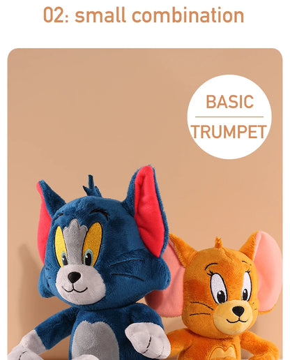 Tom And Jerry Plush Toy Cartoon Movie Cat Tuffy Nibbles Mouse Plushies Stuffed Animals Soap Action Figure Studio Doll Toys