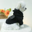 Black Bat Wings Costume Cat Sweatshirt Winter Warm Cosplay Clothing for Small Dogs Halloween Accessories French Bulldog Overalls