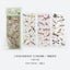 3pcs Kawaii Feather Dragonfly Bird Jellyfish Decorative Stickers Pack Scrapbooking Material Label Diary Phone Journal Planner