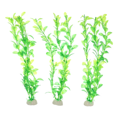 UXCELL 3/4/5/6/8/9 Pcs Artificial Aquarium Plants Grass Water Weeds Ornament Fish Tank Plant Flower Grass Decor Accessories