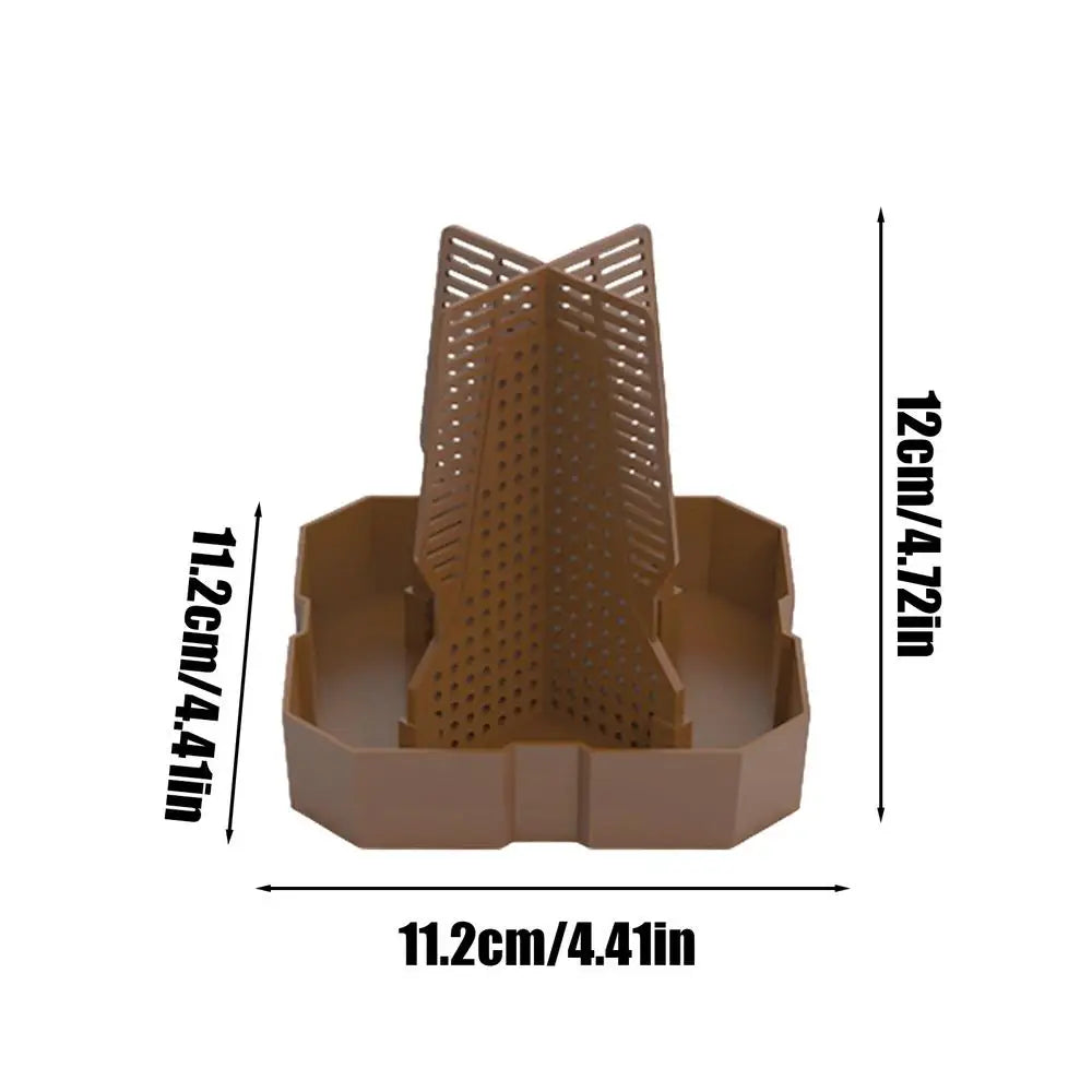 Reptile Food Dish Bowl Mealworm Bowl For Chameleon Mutual Inserting Prey Dish Lizard Gecko Pet Bowl Mealworms Bowls For Leopard