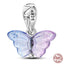 Fit Pandora 925 Original Bracelet 925 Silver Plate Flower Bird Series Charms Beads For Women Fashion DIY Jewelry Gifts Making