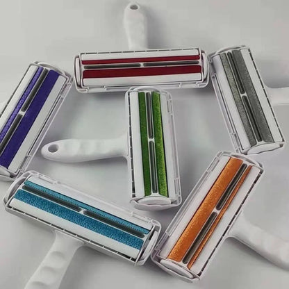 Pet Hair Remover Cat Dog Hair Cleaner Stripped Carpet Hair Sticky Roller Lint Sticking Brush Pets Hair Cleanning Tools Device
