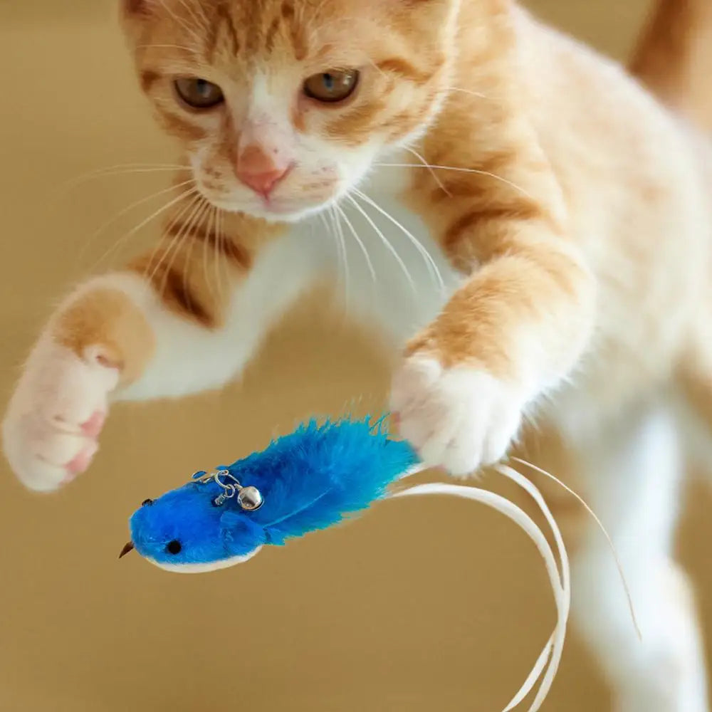 Cat Teaser Toys Wand Attachments Teaser Stick Replacement Head Toys Multi-Functional Interactive Cat Toy For Home Outdoors