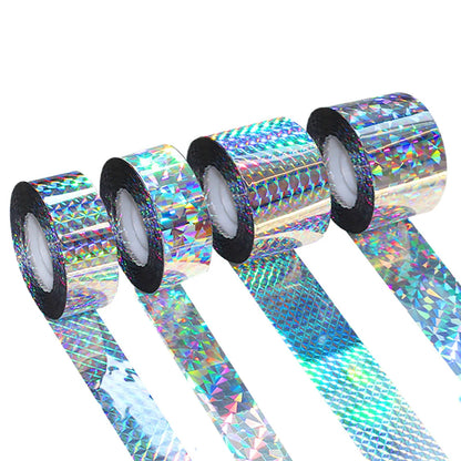 80M 50M Anti Bird Tape Flashing Reflective Bird Repellent Scare Tape Pigeons Crow Keep Away Double-sided Bird Repeller Ribbon