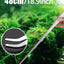 18.9in Stainless Steel Tweezers Fish Tank Aquatic Plants Aqaurium Tool Water Plant Curved Pliers Birds Reptile Feeding Tongs