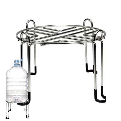 Water Filter Metal Stand Countertop Stand For Water Dispenser Detachable Tall Water Filter Stand Non-Slip Stainless Steel Stand