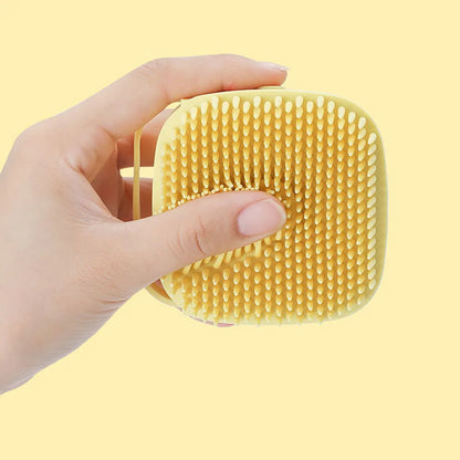 Pet Bath Brush Comfortable Super Soft Silicone Shampoo Massager Brush Comb for Dogs Cats Bathroom Dog Bath Brush Massage Gloves