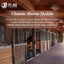 Beautiful Bamboo Horse Box Powder Coated Classic Equine Stall for Farms and Horse