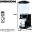 Food Storage Cereal Dispenser Containers Storage Candy Dry Food Container Countertop Rotating Knob for Candy Nuts Rice Granola