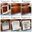 Cat Flap Door Magnetic Pet Door with 4 Way Lock for Cats Controllable ABS Plastic Gate Puppy Kitten Safety in&out Pet Doors Kit