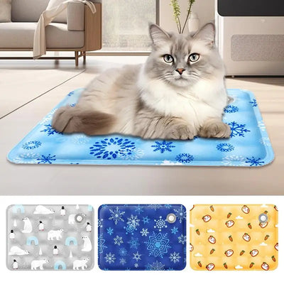 Dog Mat Cooling Summer Pad Mat For Dogs Cat Blanket Sofa Pet Dog Bed Summer Washable For Small Medium Large Dogs Cat