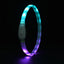USB Rechargeable Glowing Collar for Large and Small Dogs LED Glowing Dog Collar 9 Flashing Modes Adjustable Soft Silicone Collar