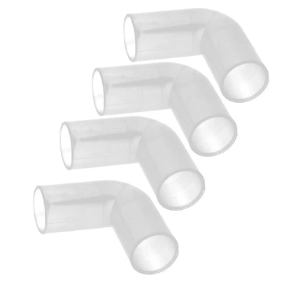 UXCELL ID 5/18/20mm 4/15PCS Acrylic 90 Degree Elbow Connector Water Hose Pipe Tube Aquarium Fish Tank Supplies Accessories