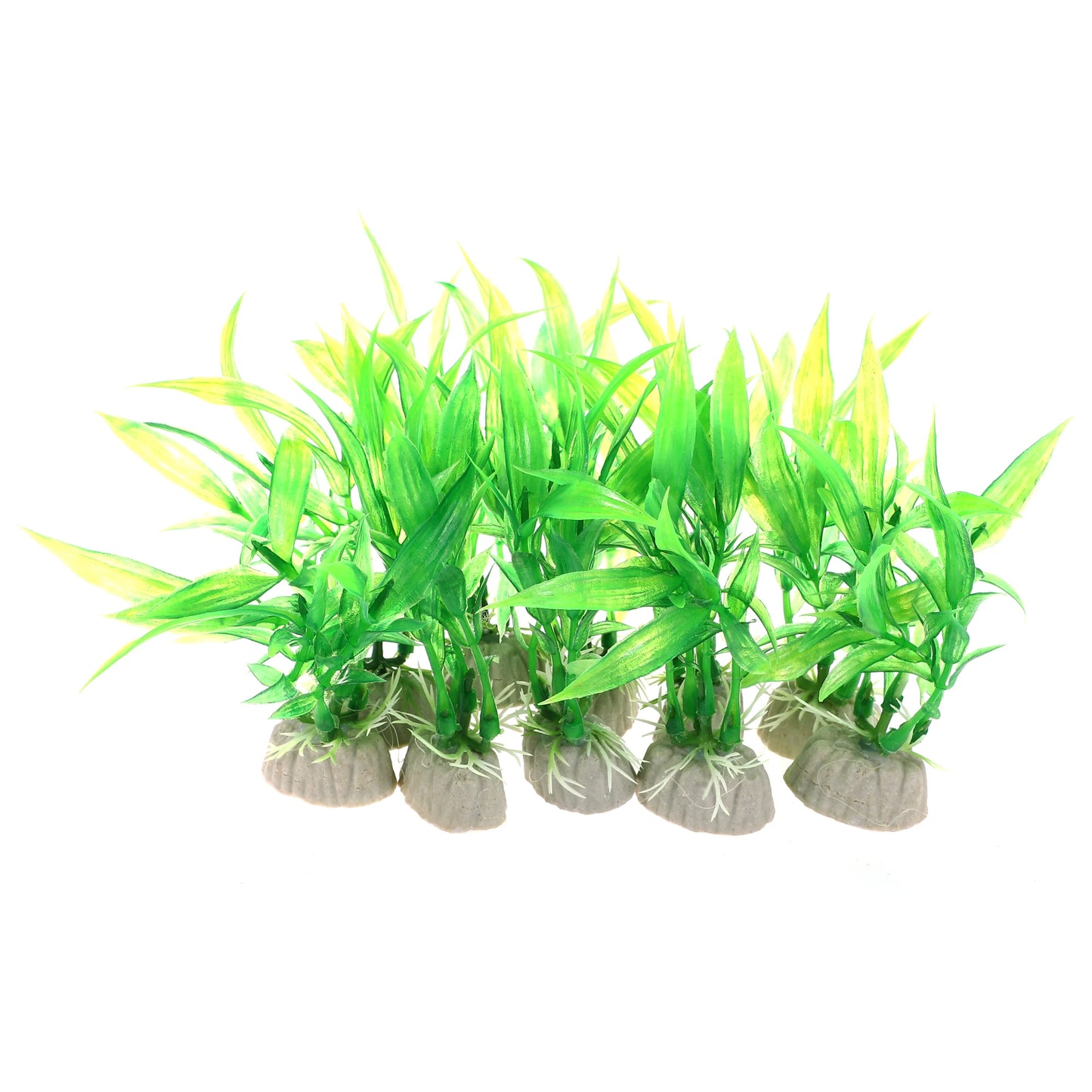 UXCELL 10/20 Pcs Aquarium Artificial Plastic Plants Water Weeds Ornament Fish Tank Plant Flower Grass Decoration Accessories