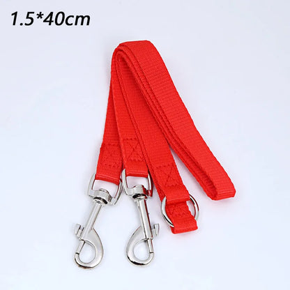 Double Twin Dual Coupler Dog Leash Two in One Strong Nylon V Shape Adjustable Pet Dog Leash Colorful Two Ways 2 Dogs Pet Lead