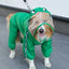 Frog Dinosaur Shape Dog Raincoat Costume for Medium and Large Dogs Waterproof Pet Jumpsuit Clothes Dog Rain Jacket for Labrador