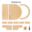 Wall Mounted Cat Shelves Wood Cat Lookout Climbing Shelf Kitten Wall Climbing Tree Furniture Four Step Stair Indoor Cat Hammock