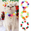 Cat Bell Collar Soft Kitten Collar Bell Fashion Pet Necklace Collar Pet Supplies For Birthday New Year Christmas Thanksgivi M6T0