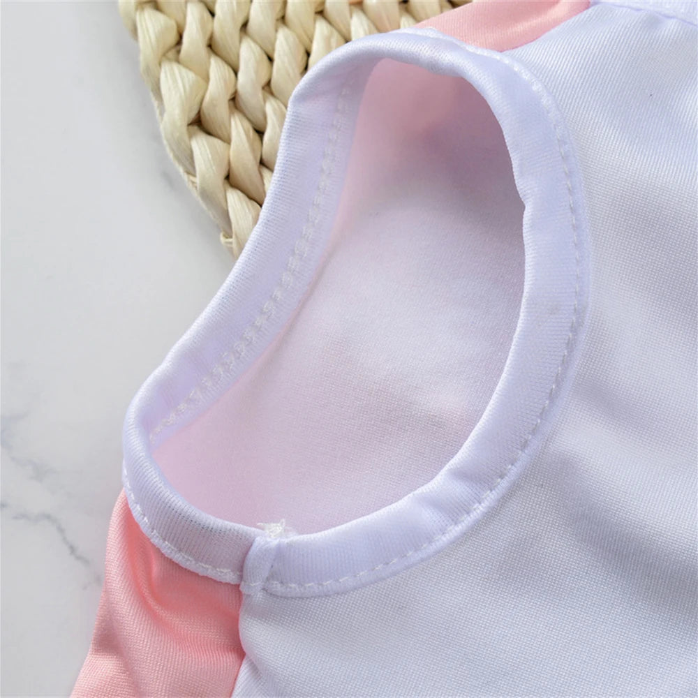 Cute Print Puppy Dog Vest Shirt Spring Summer Pet Clothes for Small Dogs Pomeranian Poodle Cat Shirts mascotas Clothing Apparel