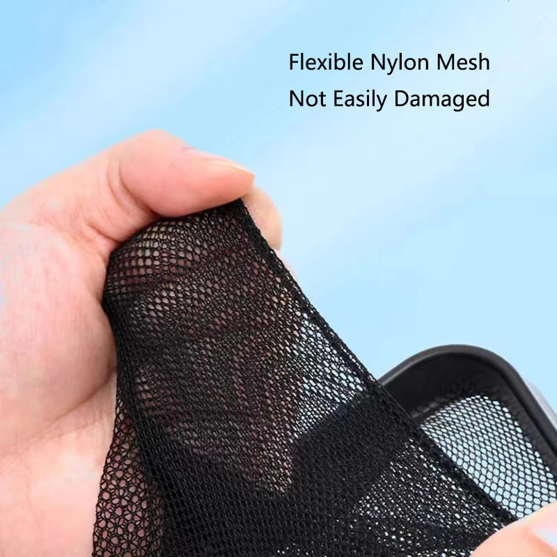 Extendable Long Handle Square Aquarium Fish Tank Fishing Net Landing Net for Catching Fish Shrimp Tank Clean Accessories New