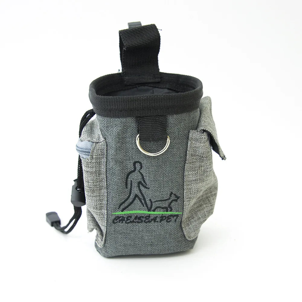 Outdoor Dog Trainings Bag Durable Poly 8 Colors Treat Bag  Dog Walking Snack Pouch Detachable Puppy TrainSnack Reward Waist Bag