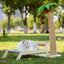 Pet Lounge Chair Portable Solid Cat Hammock Nest Beds Wooden Frame Swing Chair Multifunctional Kitten Raised Bed Cat Lounger