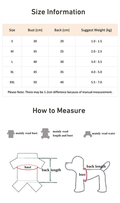 Sleeveless Thick Coat for Dogs Cartoon Animal Print Puppy Clothing Pure Cotton Cat Winter Clothes Outdoor Walking Leash Overalls