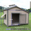 Outdoor dog house  large dog medium courtyard solid wood outdoor  sun protection rain protection villa Tongshen