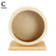 Hamster Running Wheel Golden Bear Mute Wooden Belt Bracket With Cork Pad Roller Sports Golden Bear Landscaping Pet Supplies