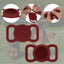 UXCELL 3 Pcs Airtag Case Dog Cat Collar Silicone Tracker Case Protective Case For Apple Air Tag No include GPS