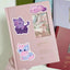 50PCS cartoon Cat Stickers Starry Sky Cat Graffiti Sticker Decorate phone Back card trunk Water cup Cute Cat Stickers waterproof