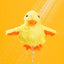 Flapping Duck Cat Toys Interactive Electric Bird Toys Washable Cat Plush Toys with Vibration Sensor Cats Game Toys Kitten