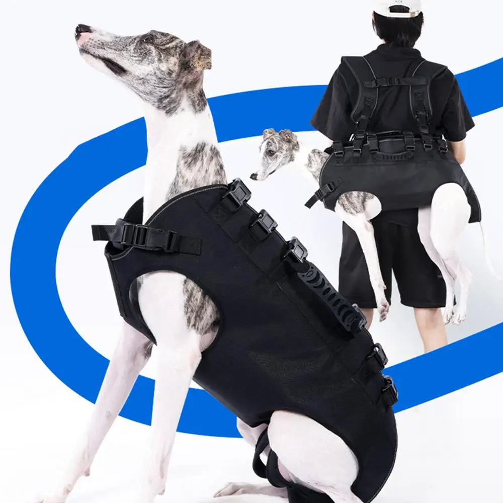Dog Lift Harness Dog Backpack Harness Adjustable Pet Rear Hip Support Lift Breathable Dog Support & Recovery Sling For Puppy Dog